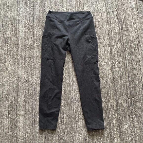 Lululemon Soft Sueded High-Rise Tight / Legging, Grey, Side Pockets, Size 10 - Picture 2 of 6